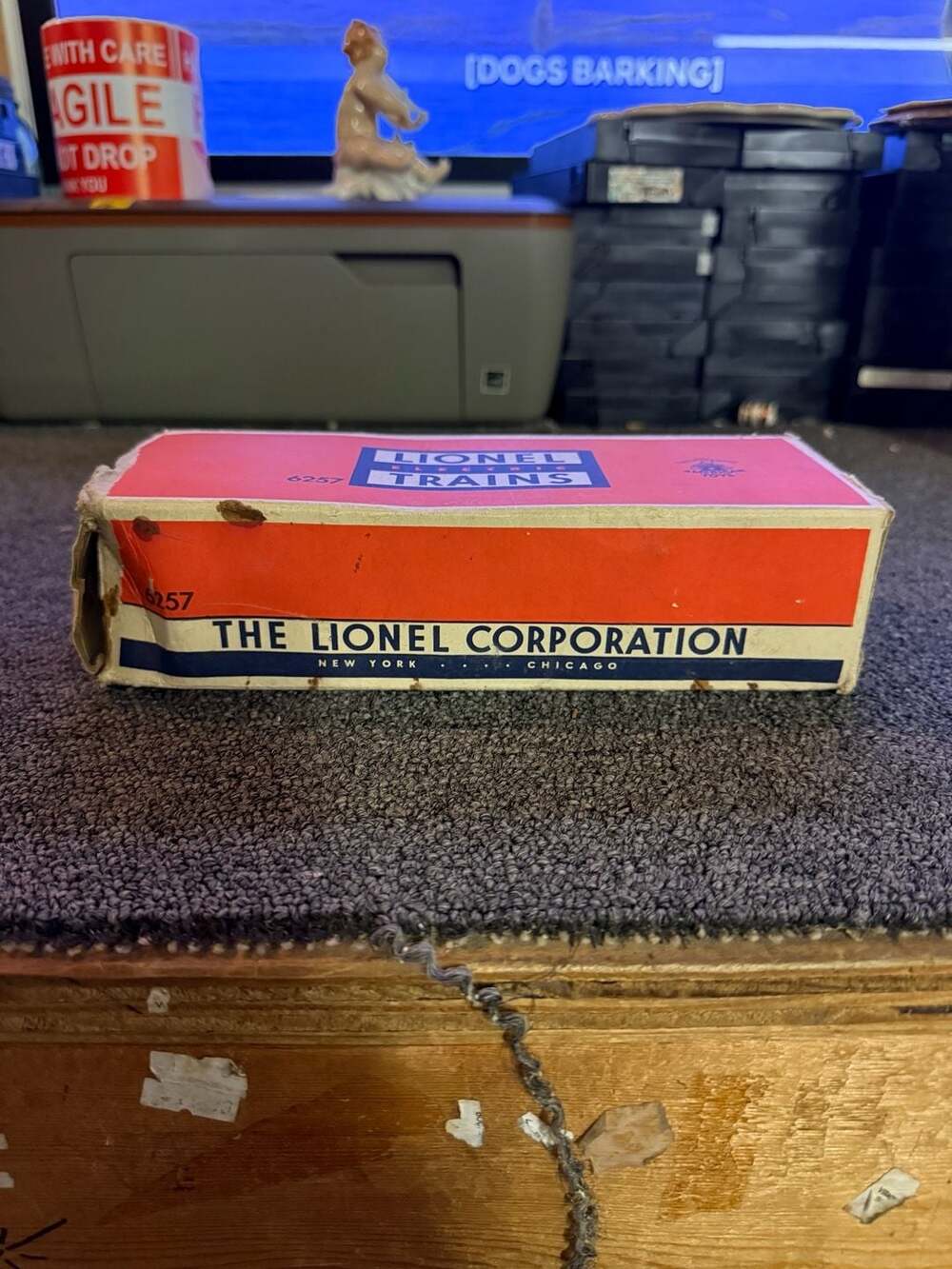 Vintage Lionel Postwar 6257 SP Caboose with Original Box